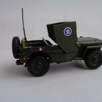  VICTORIA 1/43 JEEP WILLYS ИГРАЧКА КОЛИЧКА ВОЕНЕН МОДЕЛ ДЖИП, снимка 4 - Колекции - 44349883