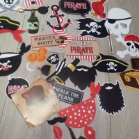 36 части Пропс за пиратско парти пирати фото снимки , снимка 4 - Други - 34307492