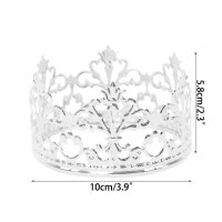 Сребриста Златиста корона тиара за декорация украса на торта , снимка 11 - Други - 44269960