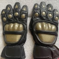 Кожени ръкавици за мотор Kevlar Carbon много запазени XL, снимка 1 - Ръкавици - 41189562