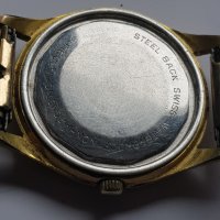 Позлатен мъжки механичен часовник OLMA 17 Jewels, снимка 7 - Мъжки - 38840914
