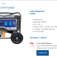 Електроагрегат Нов Генератор за ток форд фг4050 ford power equipm, снимка 8 - Индустриална техника - 44839992