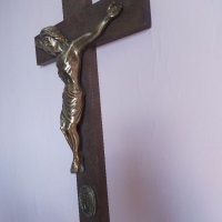 Стар кръст , Исус Христос 50.5х30см, снимка 9 - Други ценни предмети - 41394653