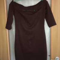 Кафява рокля р.S/M, снимка 1 - Рокли - 36311126