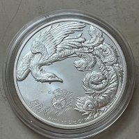 Сребърна монета Черната птица - четримата пазители - 2023, снимка 3 - Нумизматика и бонистика - 42241488