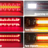 LED задни светлини за камиони Спирачна светлина за камиони 24V, снимка 8 - Аксесоари и консумативи - 41717446