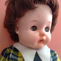 Стара оригинална кукла MMM-Puppe Germany 1960 38 см, снимка 6 - Колекции - 44928314