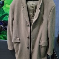 CONWELL вълнено бежево  мъжко палто, снимка 7 - Палта - 39267420
