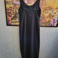 Черна дълга рокля , снимка 2 - Рокли - 41701773