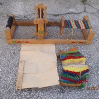Ретро играчка - дървен детски тъкачен стан., снимка 7 - Антикварни и старинни предмети - 34202517