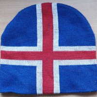 шапка с исландско знаме. Исландия., снимка 1 - Шапки - 42003815
