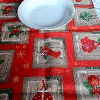 Покривка за маса -тишлайфер -Коледа и калъфки за декоративни възглавнички, снимка 6 - Покривки за маси - 38605441