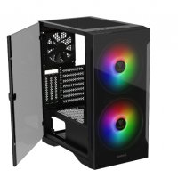 Кутия за компютър Gamdias Apollo E2 Elite Черна ATX Mini Tower , снимка 3 - Захранвания и кутии - 34004552