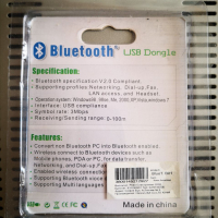 Bluetooth Receiver USB Bluetooth адаптер , снимка 5 - Bluetooth тонколони - 36150232