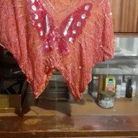 блуза- пеперуда с мъниста за танци, снимка 2 - Други - 40918463