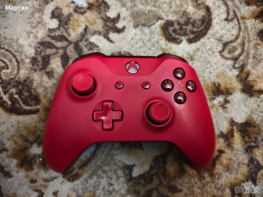 Xbox безжичен контролер – червен, снимка 1