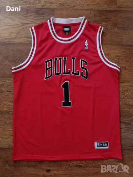 Chicago Bulls Derrick Rose NBA Потник Реплика, снимка 1
