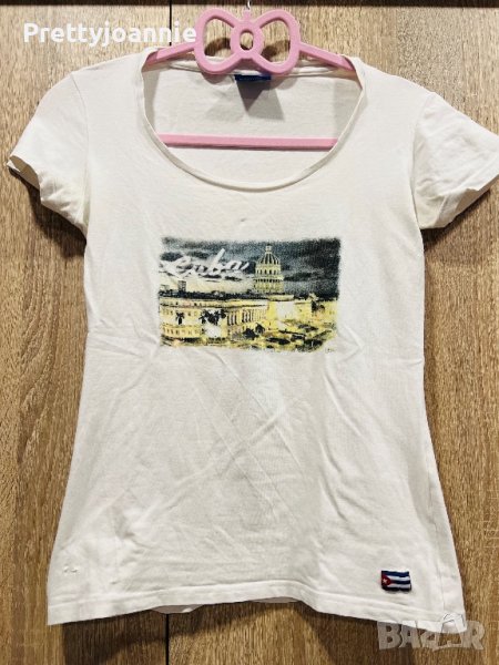 Бяла тениска М размер, снимка 1