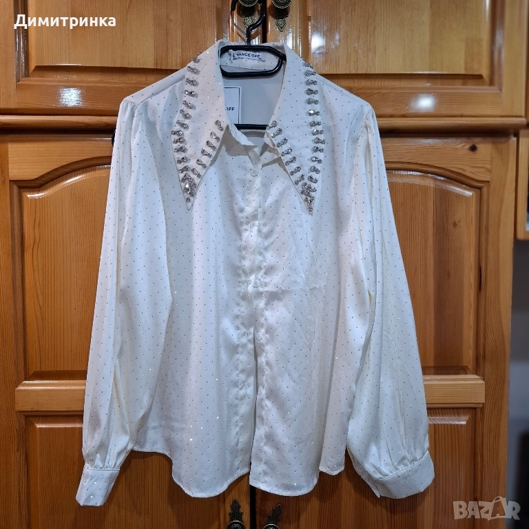 Нова дамска блуза с камъчета!, снимка 1
