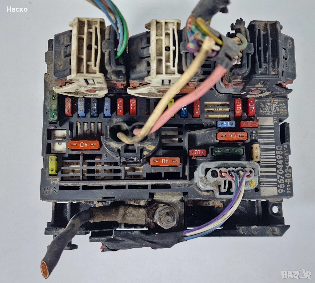 BSM R02-00 Модул Бушониера Бушонно Табло R02 БСМ-Р02-00 BSM-R02-00 9667044980 Peugeot 3008 Пежо 3008, снимка 1