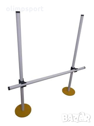 ПВЦ хърдел с регулируема височина. TG10 Материали – стоманена основа, пвц тръби и пластмасови стави., снимка 1