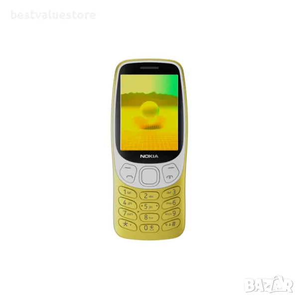 Nokia 3210 4G Dual Gold Мобилен Телефон Gsm 2.40 ", Задна Камера 2.0 Mpx, снимка 1