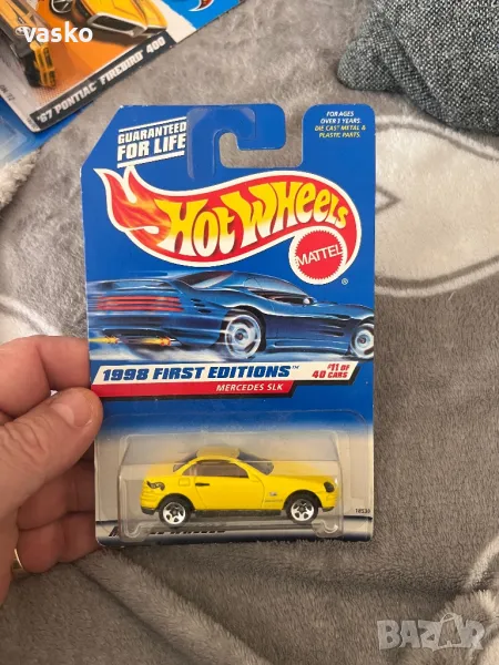 Hotwheels 1997 Mercedes SLK, снимка 1