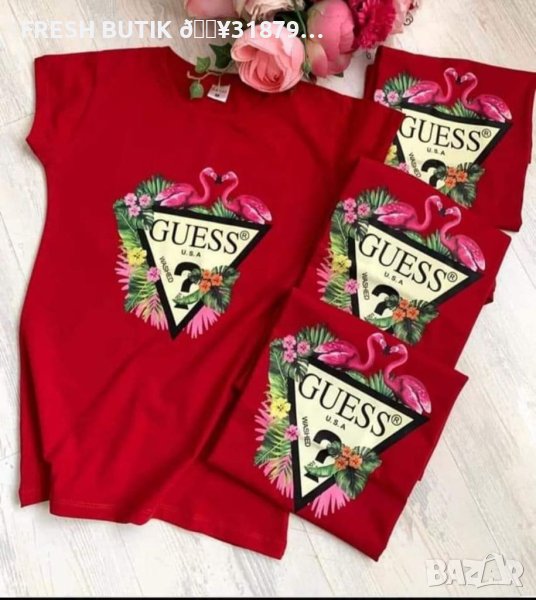 Дамски тениски Guess в 8 цвята , снимка 1