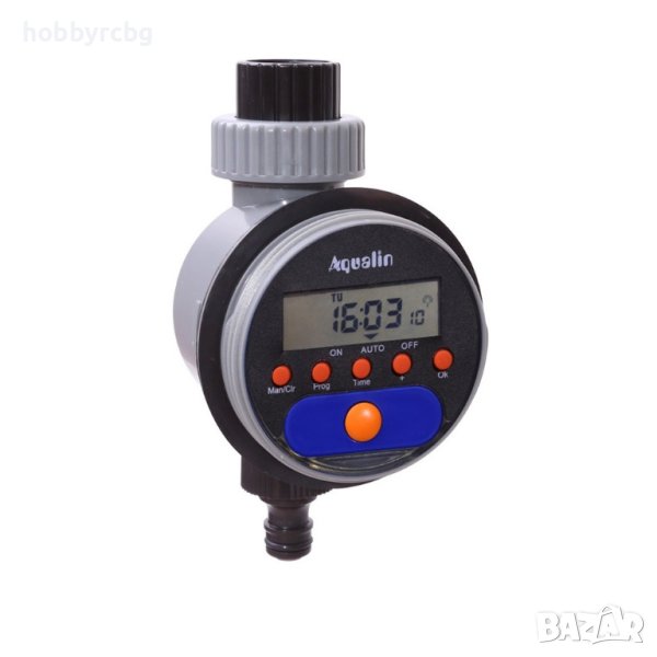 21526 Таймер за поливане с дисплей, седмичен програматор, снимка 1