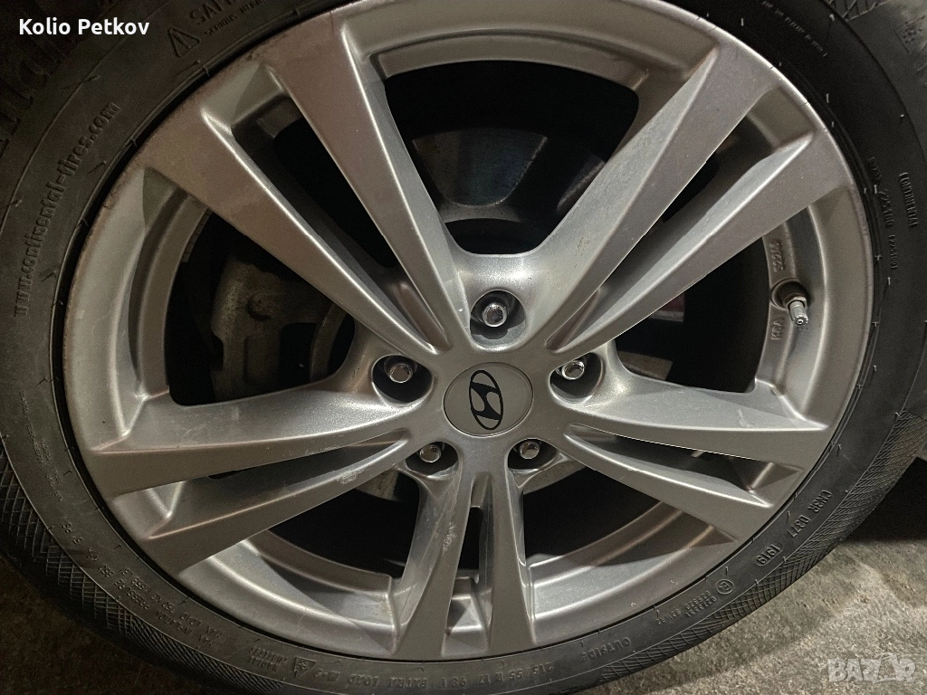 Оригинални джанти 17” Hyundai + зимни гуми Continental + TPMS, снимка 1
