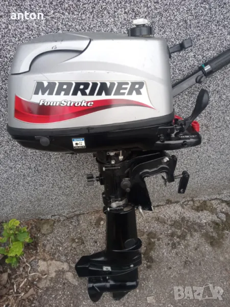 извънбордов двигател mariner 4 конски сили четиритактов, снимка 1