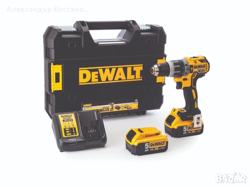 Винтоверт ударен безчетков 18V 70Nm 2x5Ah - DEWALT DCD796P2, снимка 1