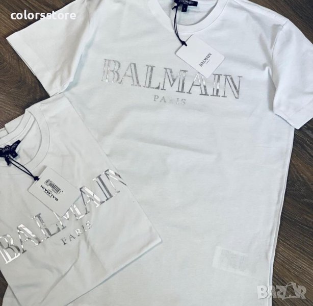 Мъжка бяла тениска  Balmain  код Br59ML, снимка 1