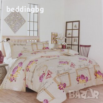 #Комплект #Спално #Бельо в единичен размер - 3 части, 100% памук, Ранфорс Произход БГ., снимка 1