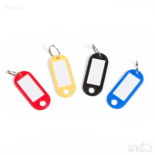 Пластмасови етикети за ключове 8 броя_1113136, снимка 1