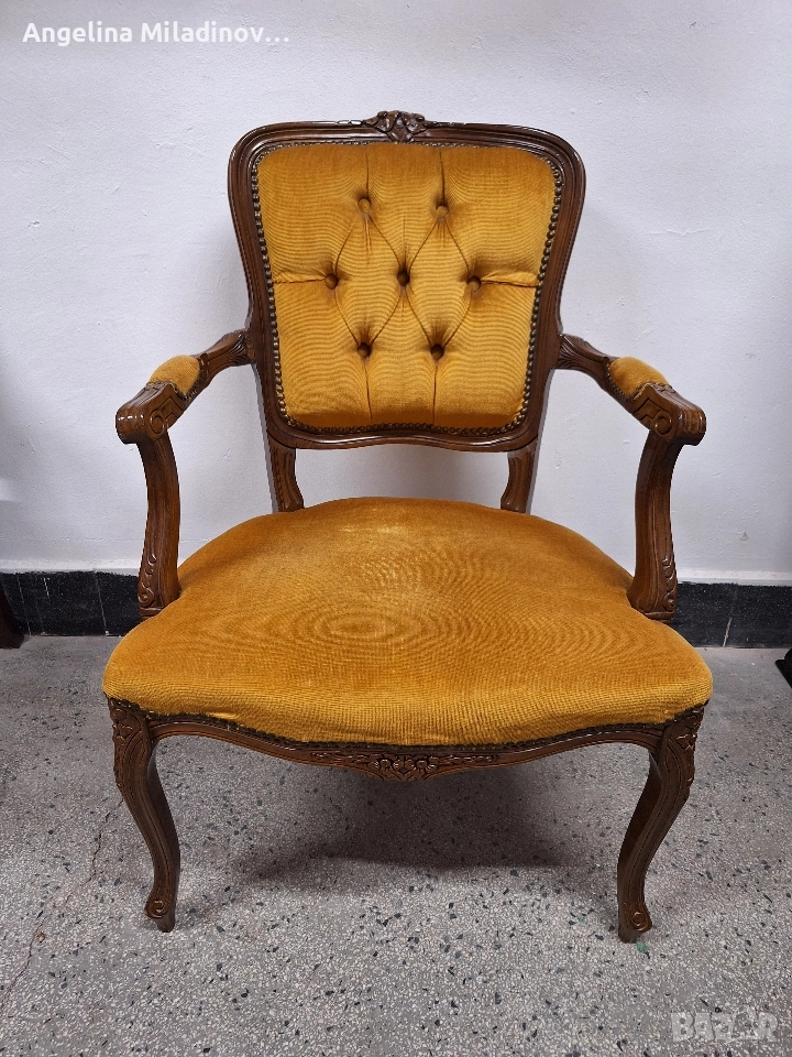 Винтидж кресло Луи XV , снимка 1