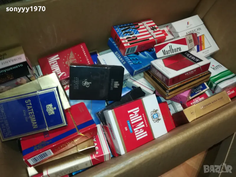 СТАРА КОЛЕКЦИЯ ОТ ЕДНО ВРЕМЕ-ПРАЗНИ КУТИИ ОТ ЦИГАРИ 0912240856, снимка 1
