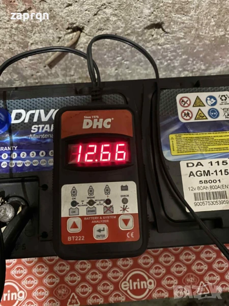 Нов акумулатор AGM/АГМ 80 амп/ч 800 А с гаранция, снимка 1