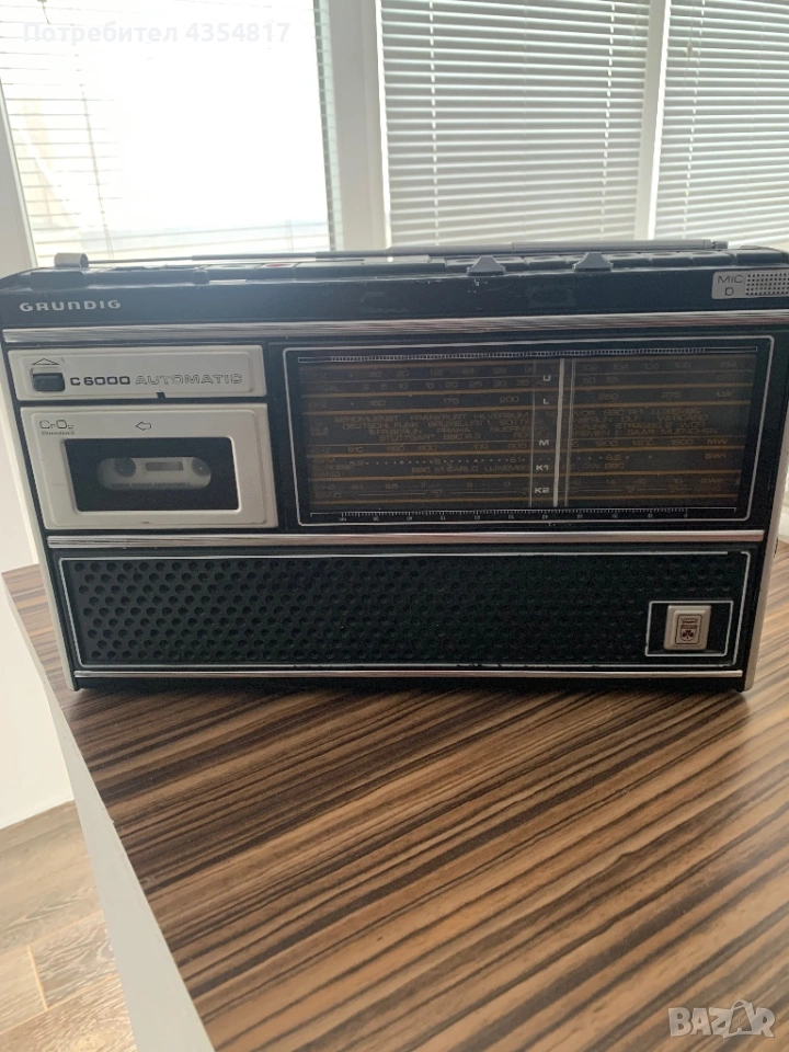  Радио Касетофон Grundig C 6000 Automatic , снимка 1