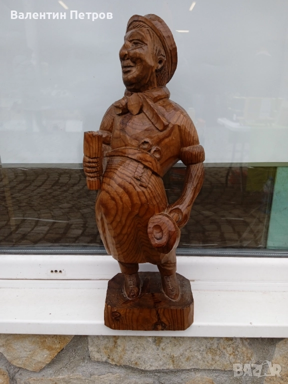 Немска дървена статуетка, снимка 1