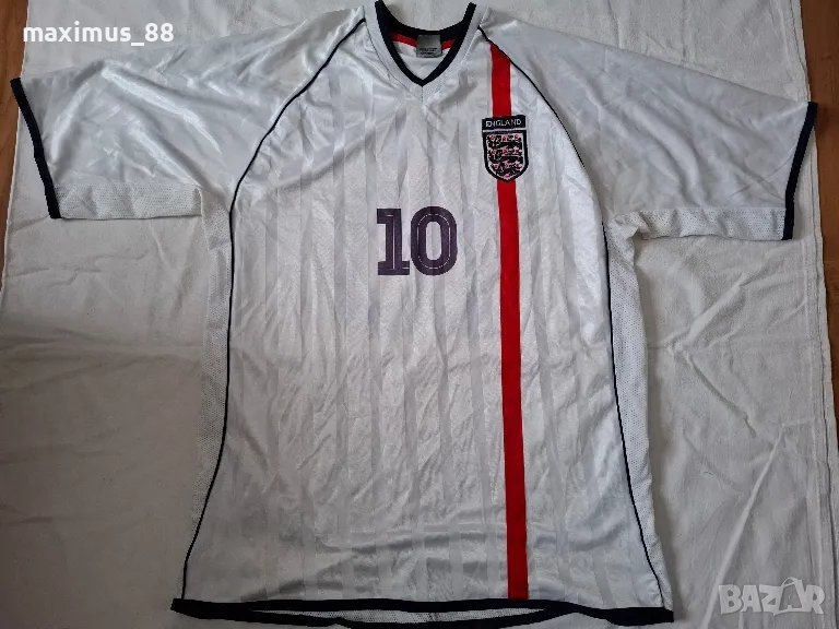 Ретро футболна тениска на Англия (Майкъл Оуен), снимка 1