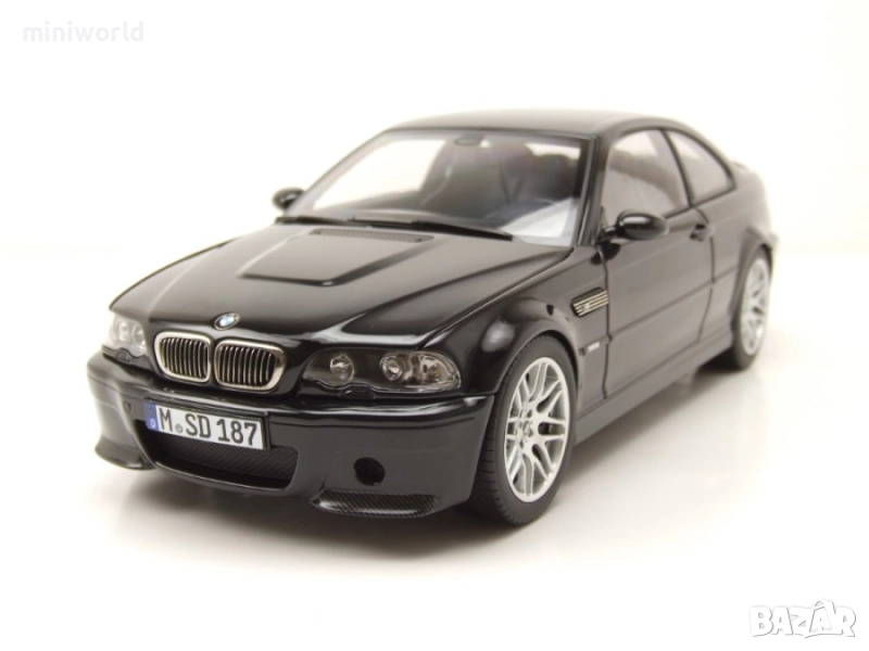 BMW M3 CSL E46 2003 - мащаб 1:18 на Norev моделът е нов в кутия., снимка 1