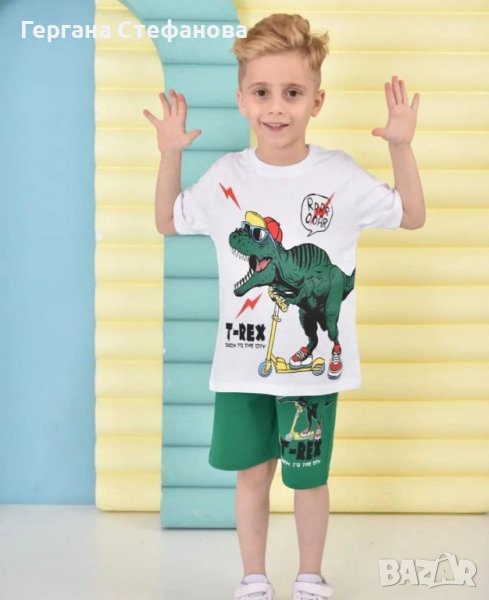 Комплект Дино Размери -3/4г.4/5г.5/6г.7/8г.9/10г. Цена -20 лв, снимка 1