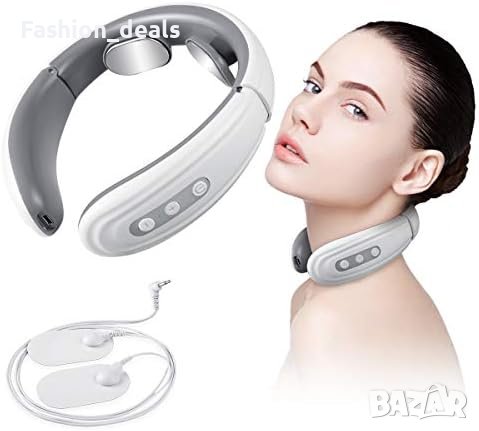 Нов преносим Масажор за врата при болки в шията с функция за загряване, снимка 1