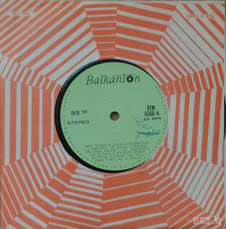 Грамофонни плочи 7" сингли Балкантон цени в обявата, снимка 1