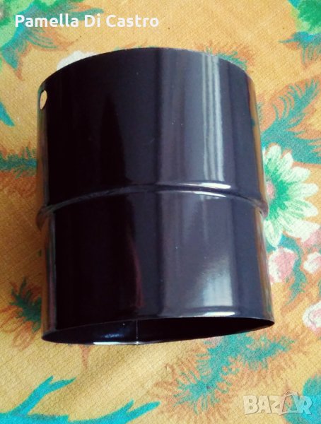 Редукция за печки, камини, аспиратори 120мм./130мм. Черен емайл. Нова., снимка 1