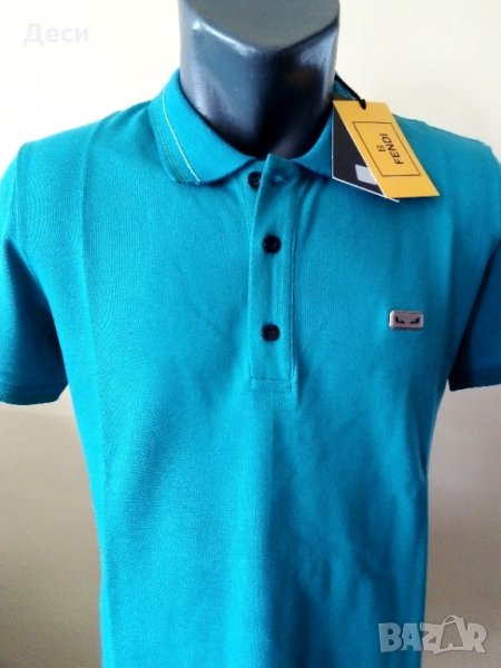 Мъжка polo тениска FENDI с яка, снимка 1
