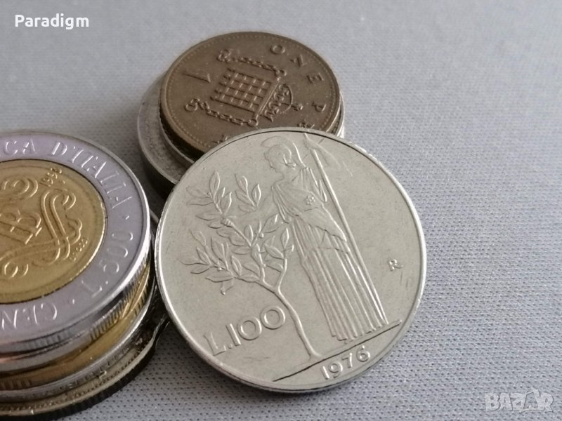 Монета - Италия - 100 лири | 1976г., снимка 1