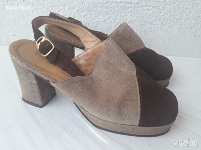 Сандали на ток, 37 номер , снимка 1