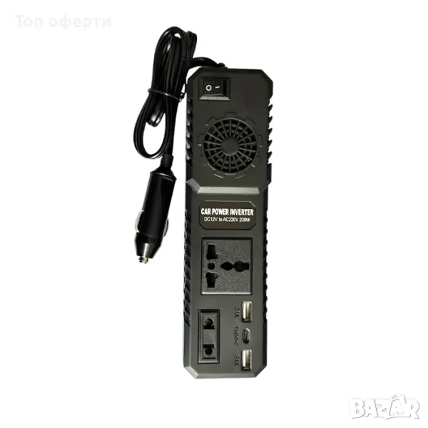 Преобразувател на напрежение 1666 12v220v 200w, снимка 1